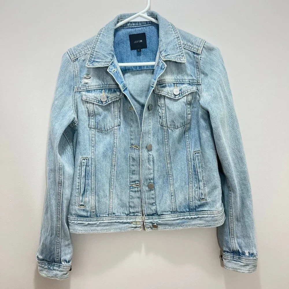 Joe's Jeans Blue Denim Jacket Size Small - Picture 1 of 5